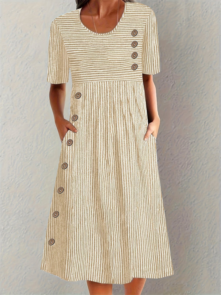 Amy | Striped Summer Dress