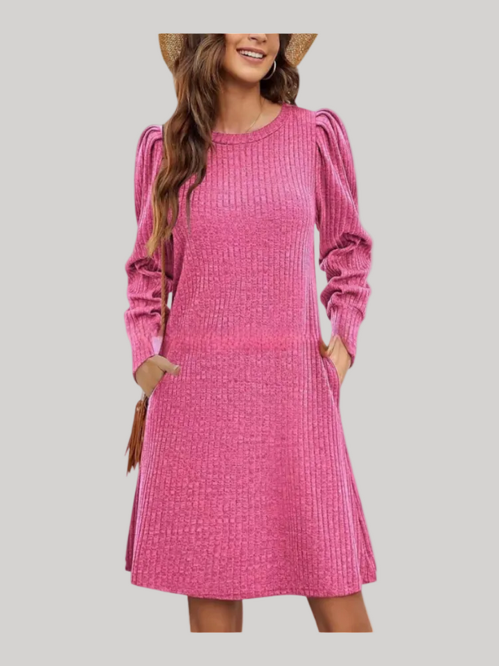 La robe en maille Amara