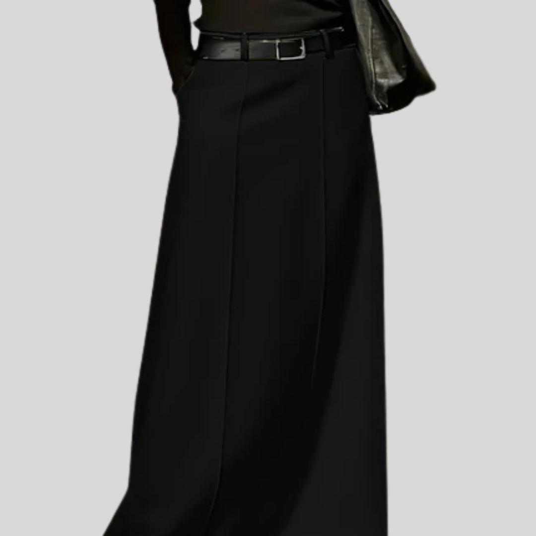 High-Waisted Elegant Maxi Skirt