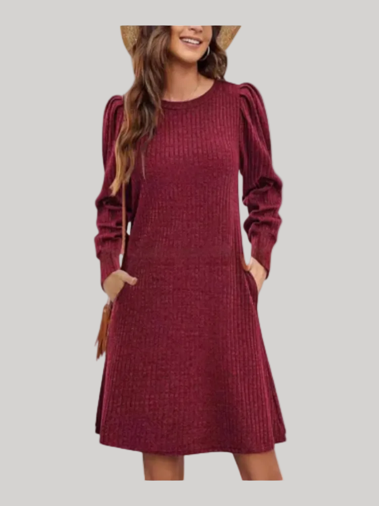 La robe en maille Amara