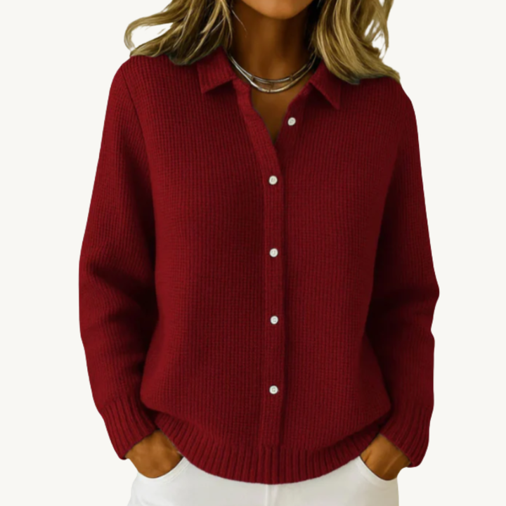 Amira - Knit Button Cardigan