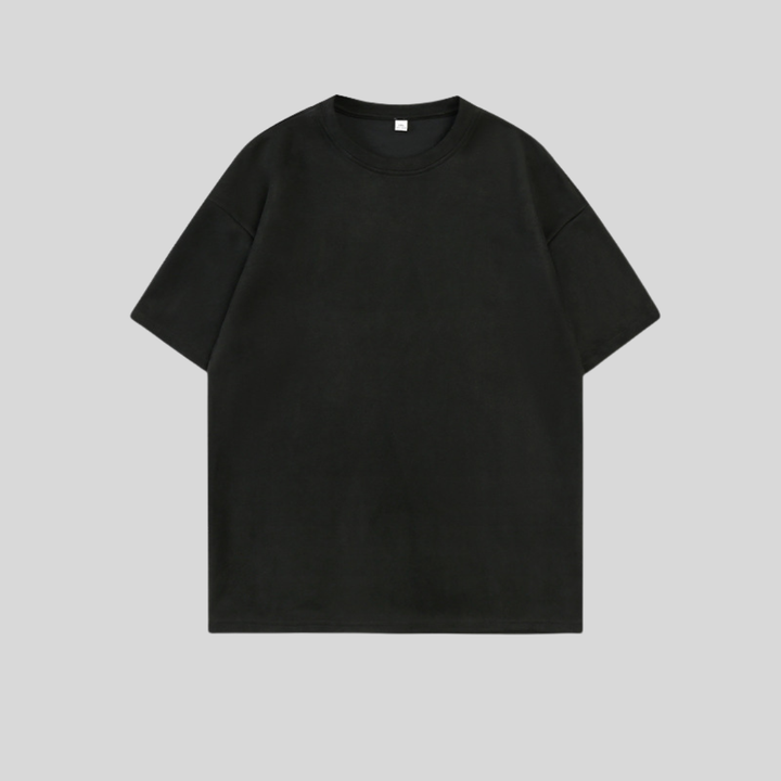 Suede Oversized T-Shirt