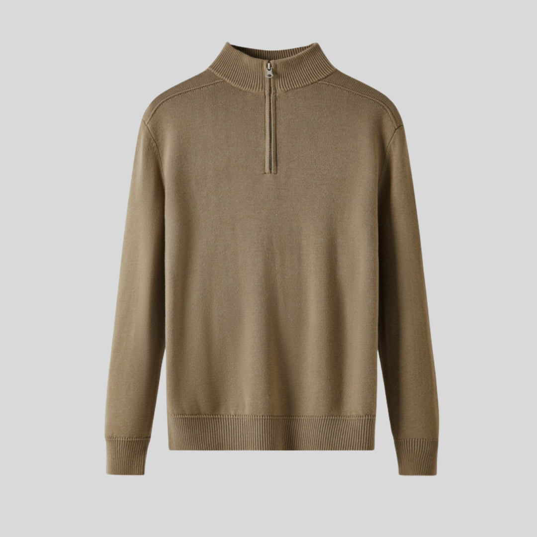 Essential Wool Zip-Up