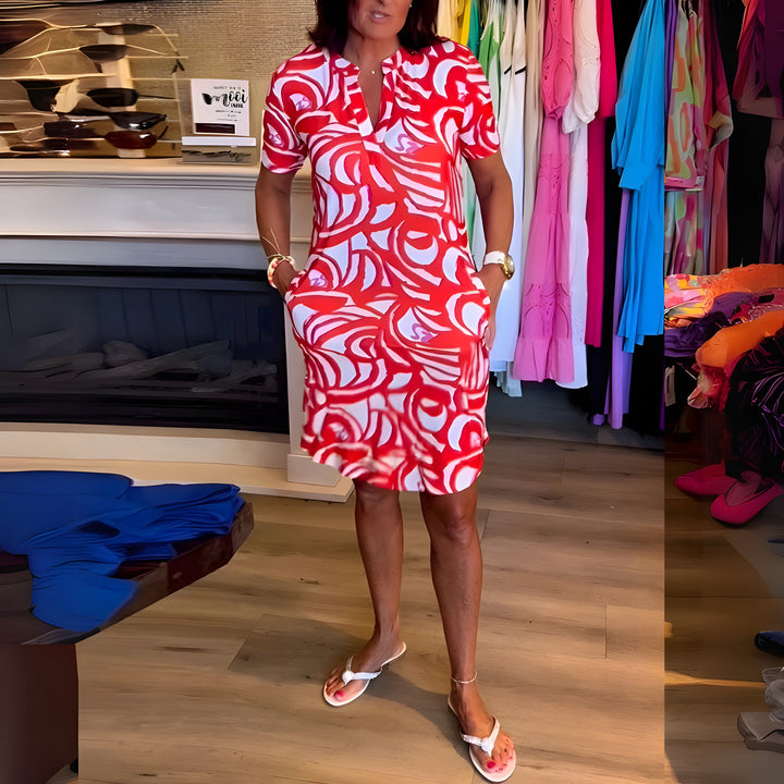 Sophia – Dress with Short Sleeves