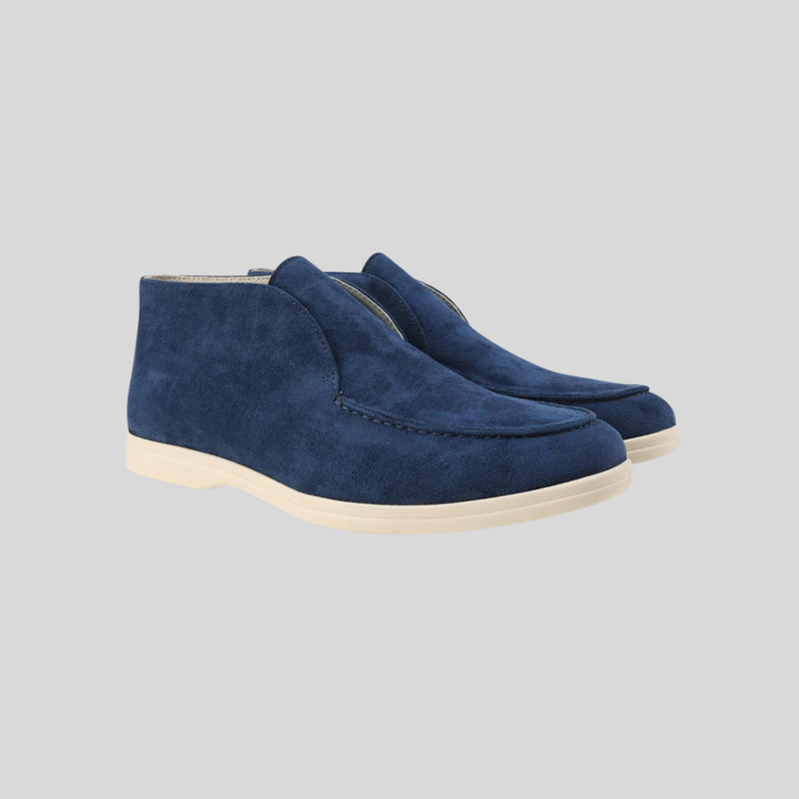 High Suede Loafers