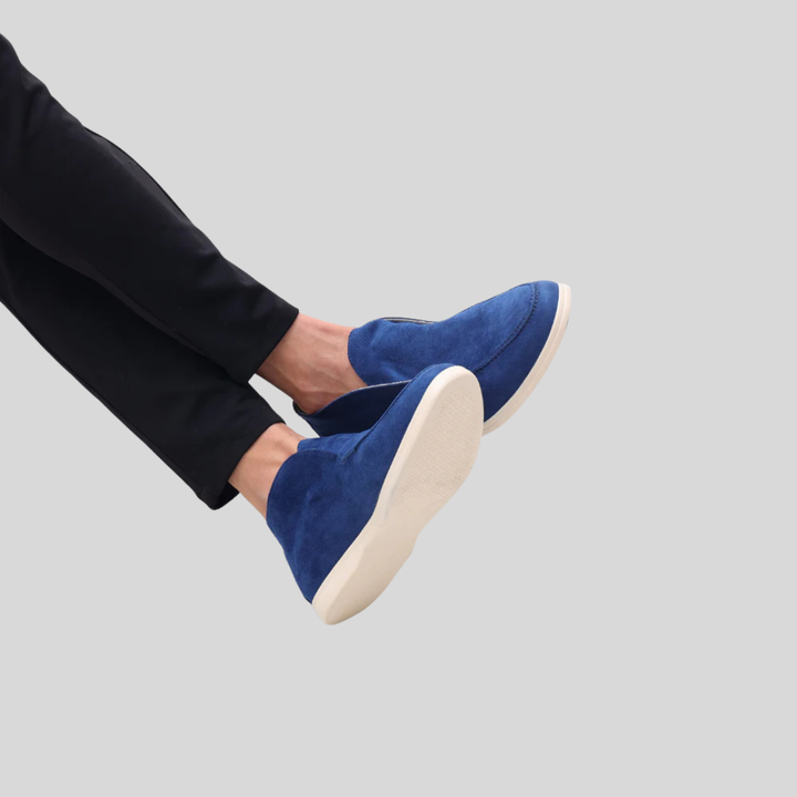High Suede Loafers