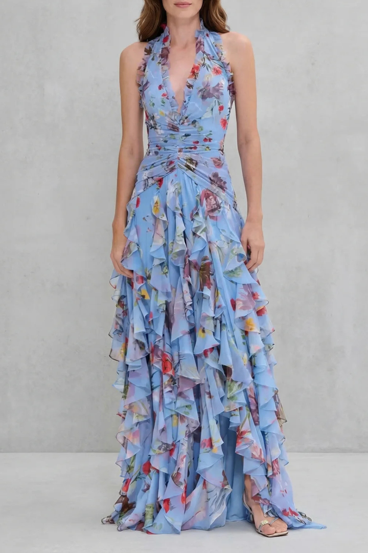 Bella | Halter Maxi Dress