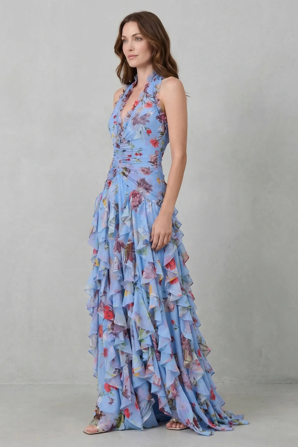 Bella | Halter Maxi Dress