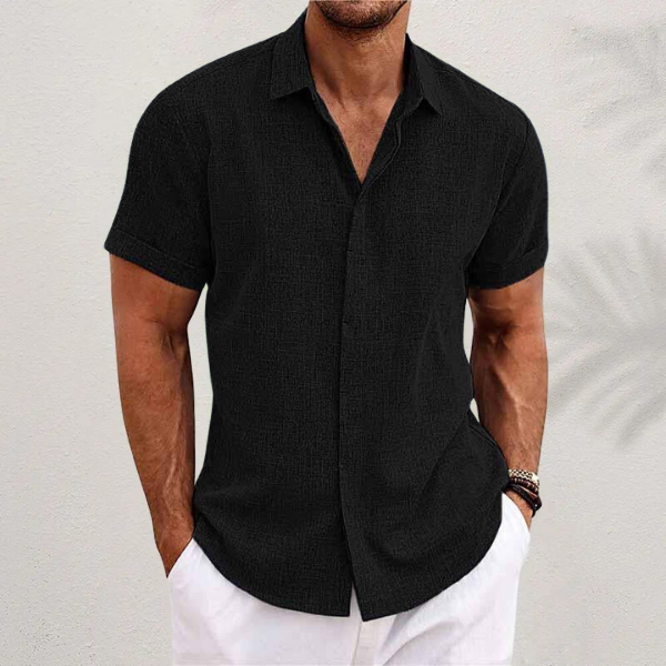 Ethan | Linen Summer Polo – Lightweight & Breathable