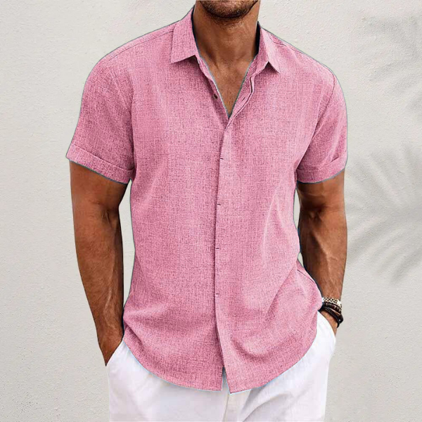 Ethan | Linen Summer Polo – Lightweight & Breathable