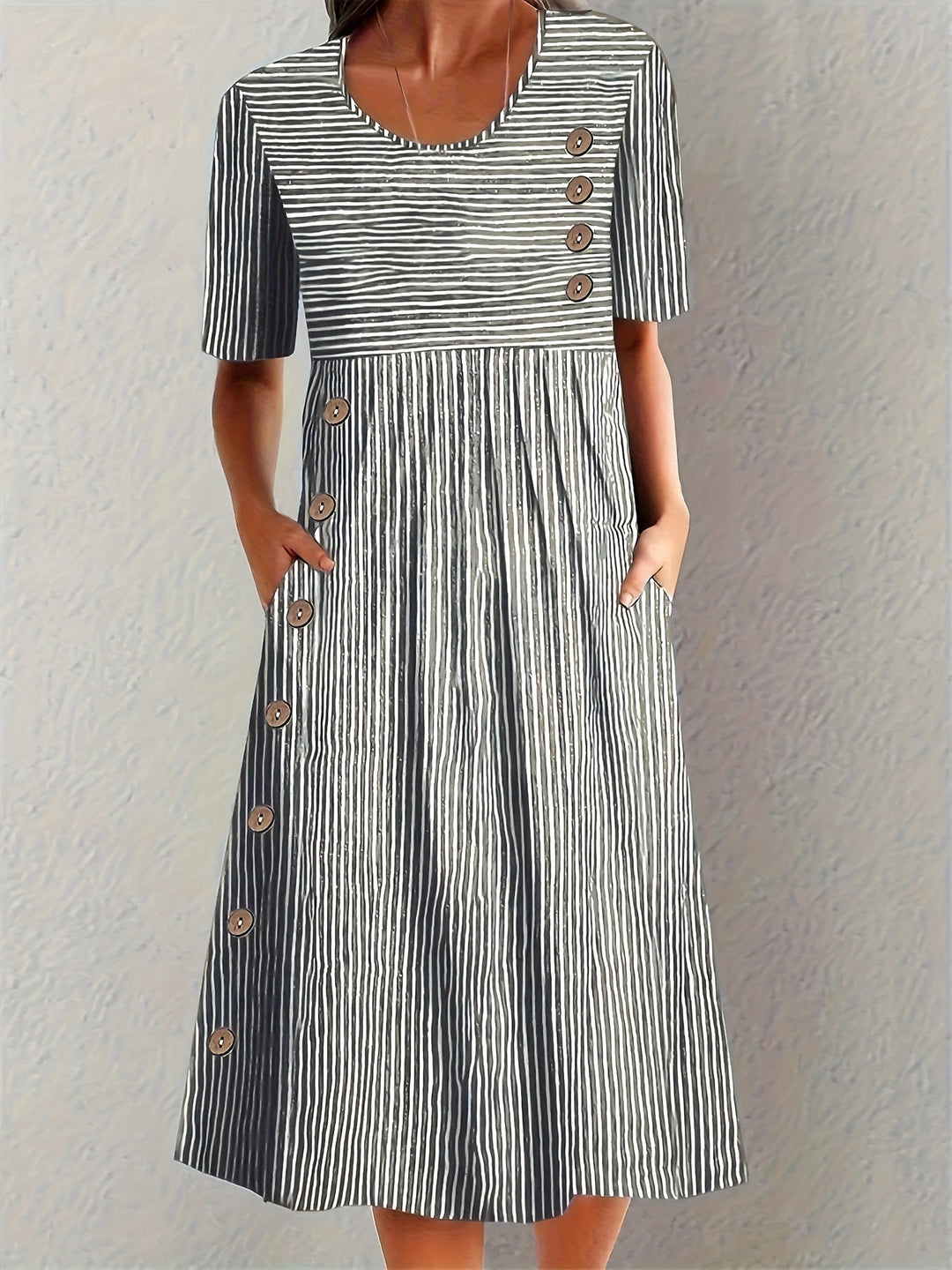 Amy | Striped Summer Dress
