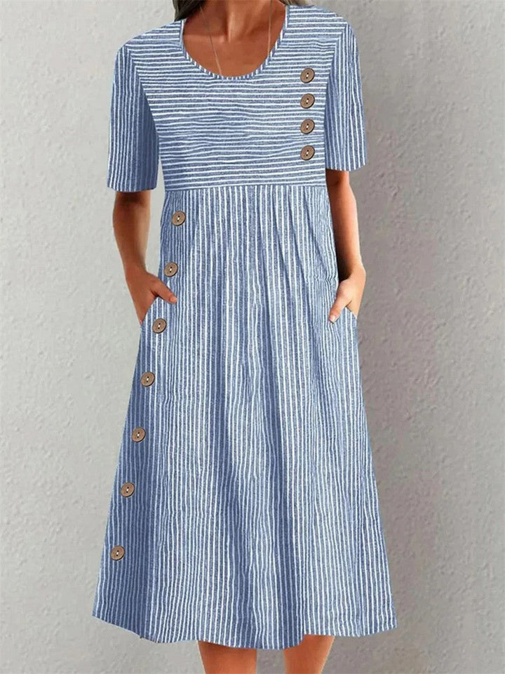 Amy | Striped Summer Dress