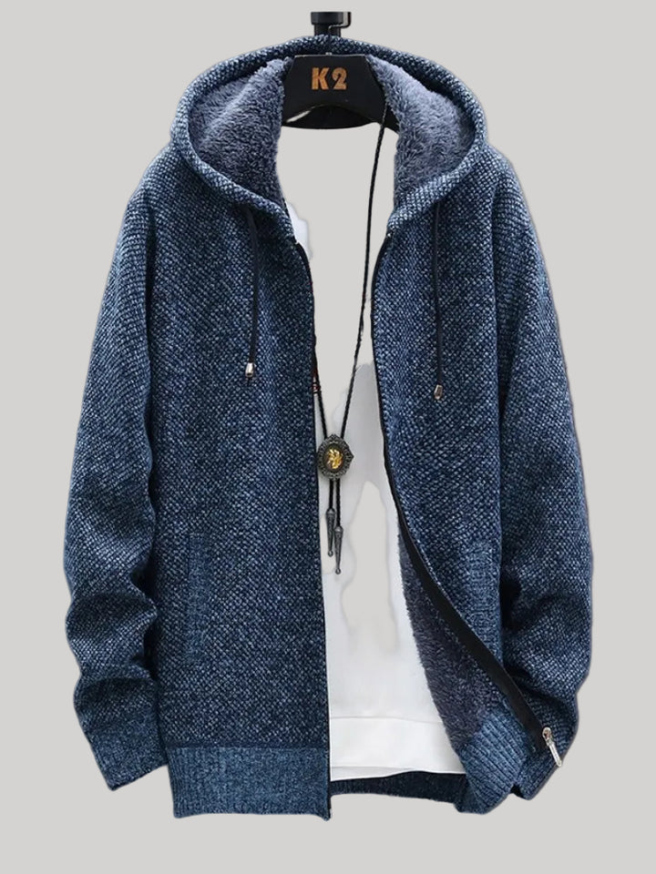 Arctic Knit Zip Hoodie – Premium Edition