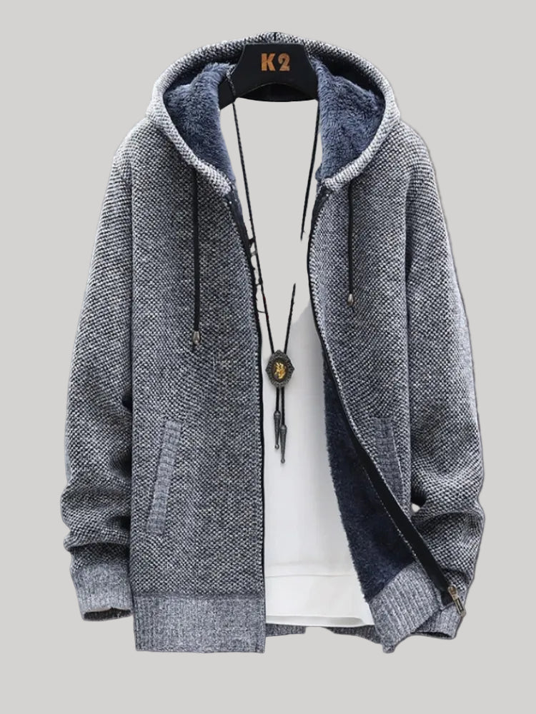 Arctic Knit Zip Hoodie – Premium Edition