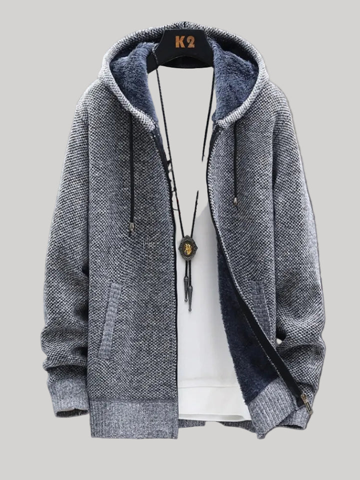 Arctic Knit Zip Hoodie – Premium Edition