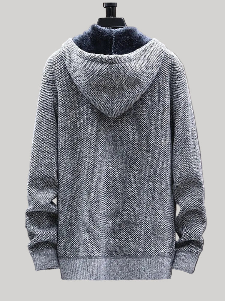 Arctic Knit Zip Hoodie – Premium Edition