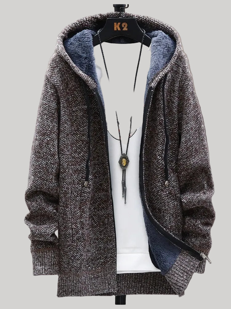 Arctic Knit Zip Hoodie – Premium Edition