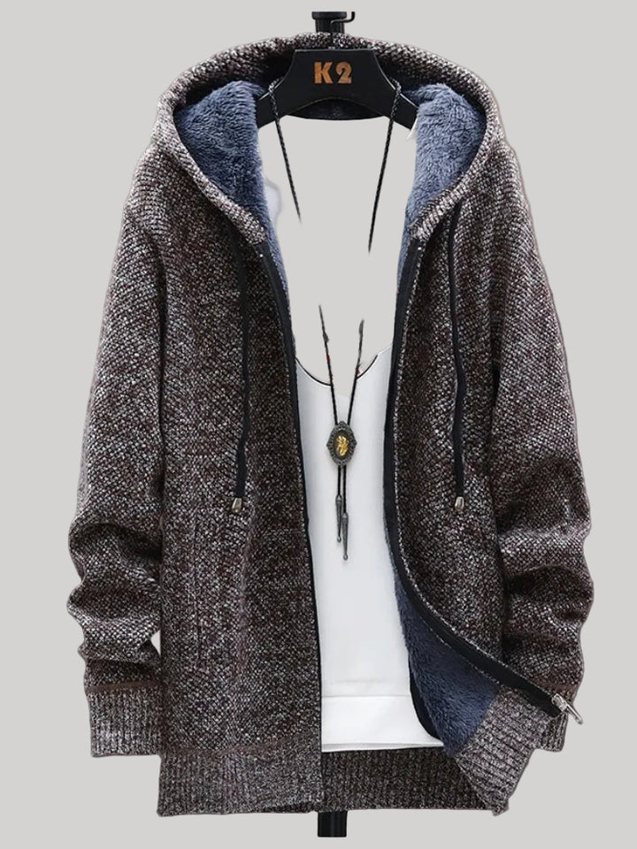 Arctic Knit Zip Hoodie – Premium Edition