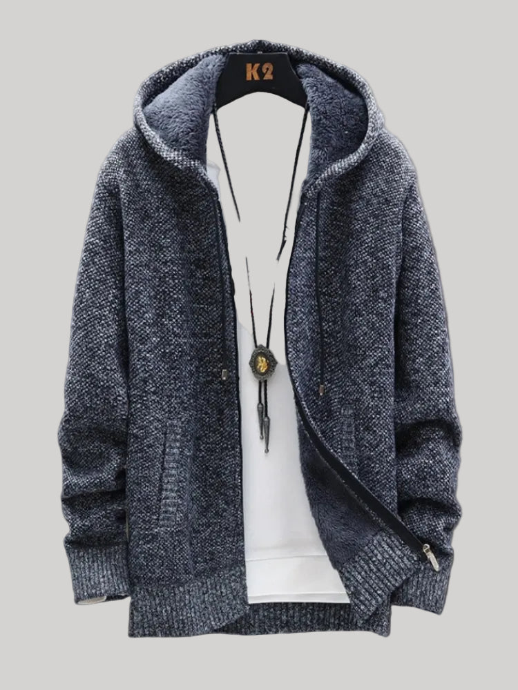 Arctic Knit Zip Hoodie – Premium Edition