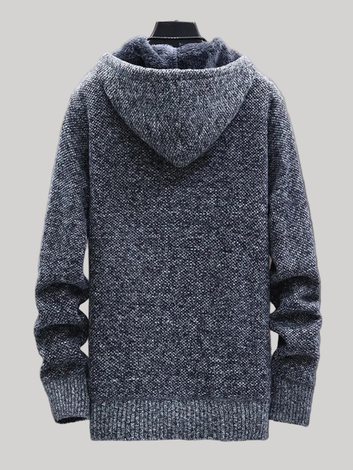 Arctic Knit Zip Hoodie – Premium Edition