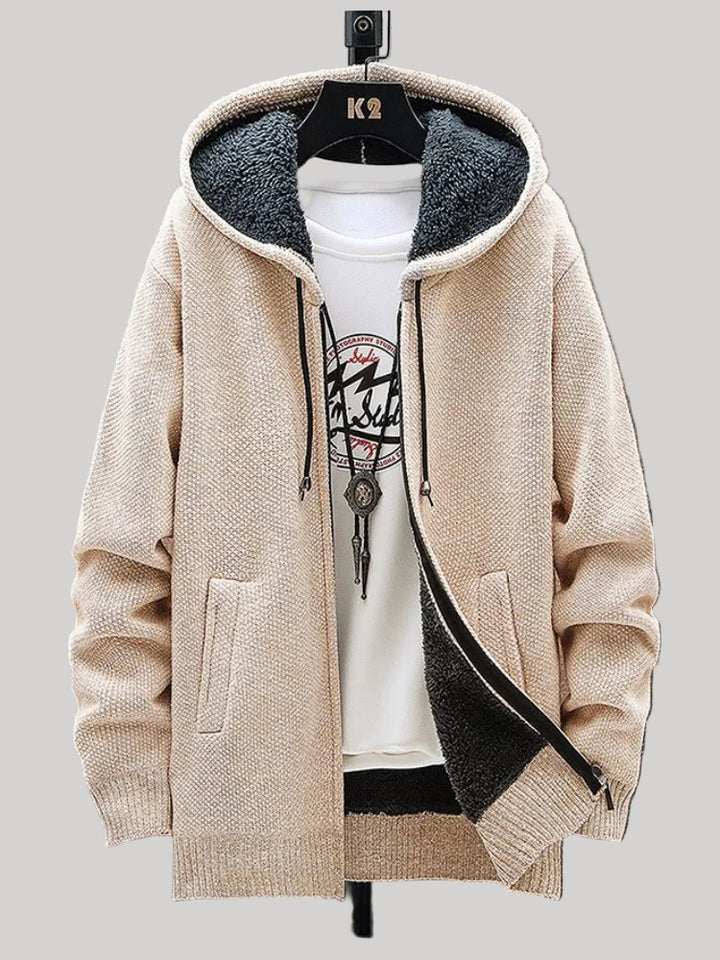 Arctic Knit Zip Hoodie – Premium Edition