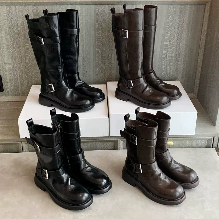 Selena Leather Boots